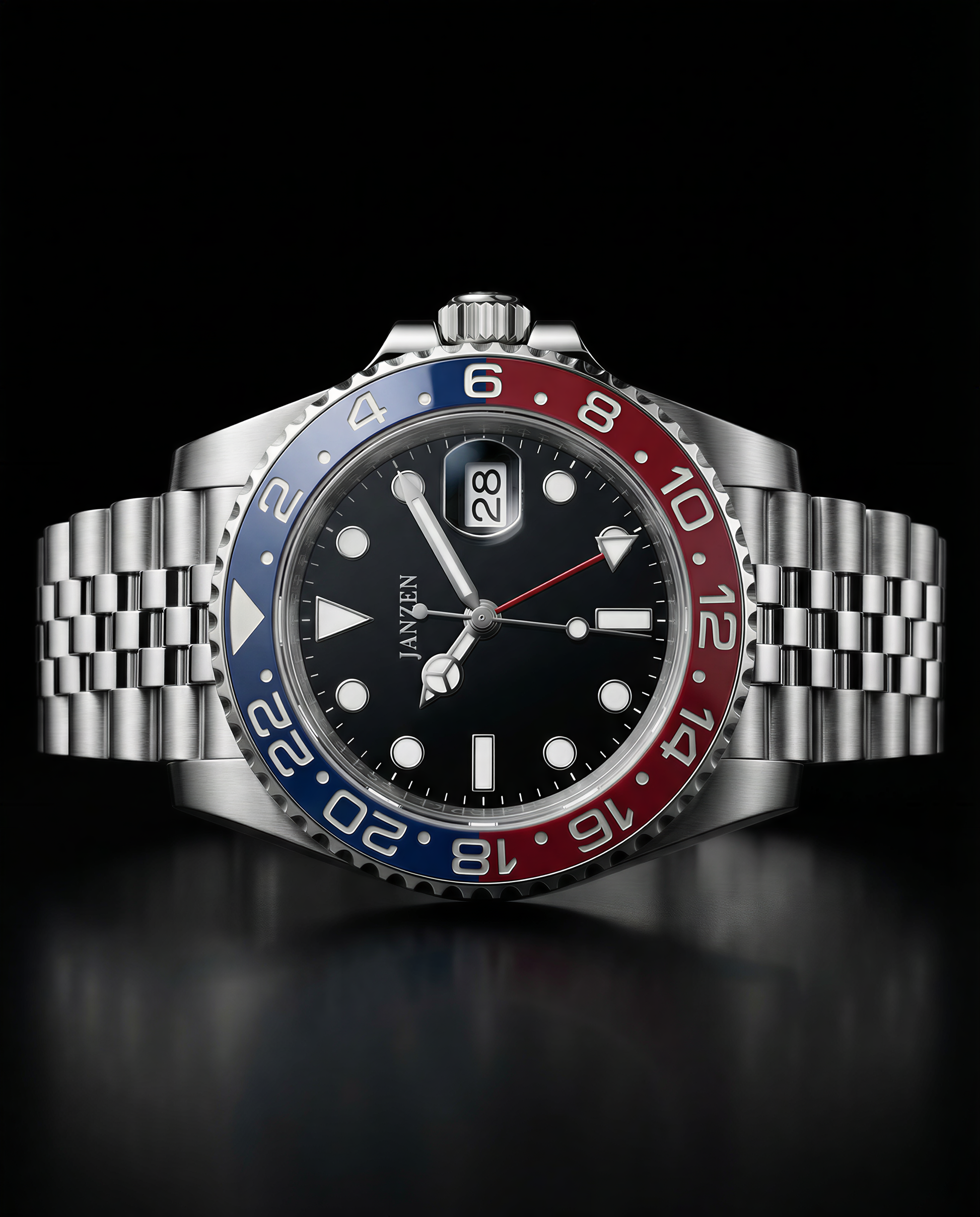 GMT International - 40mm Rot-Blau