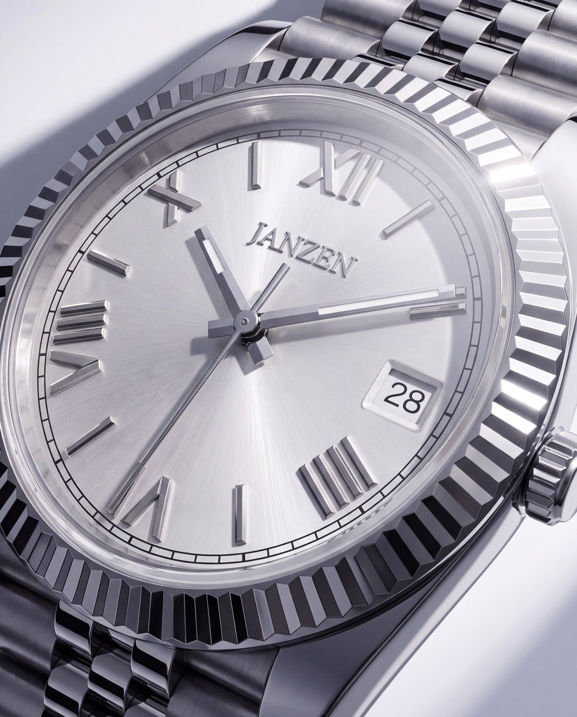 Datejust Jubilee - Roman Empire - 40mm - Zifferblatt und Luenette im Detail