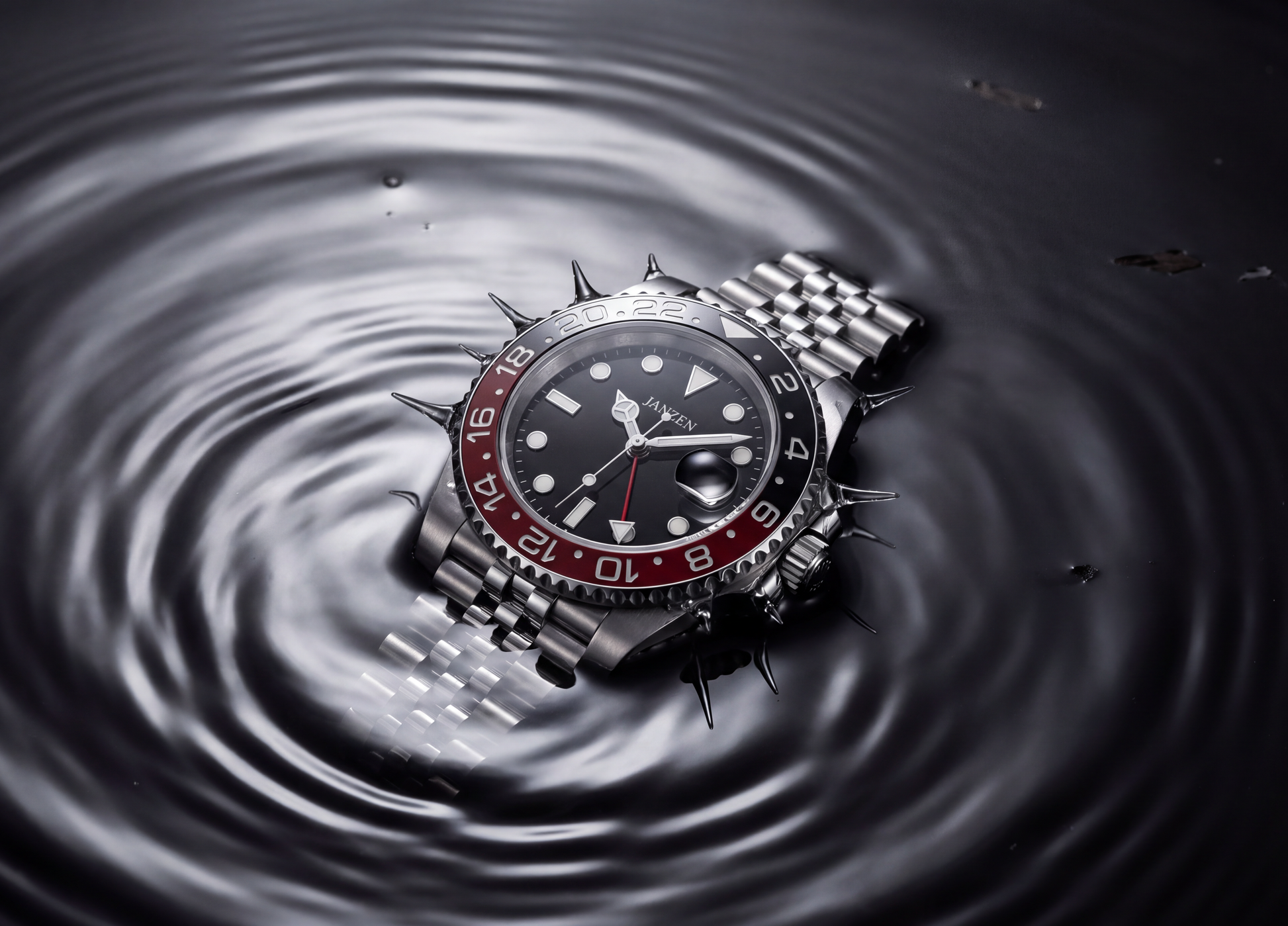 GMT International 40mm Cola — Wasserdichtigkeits-Kachel