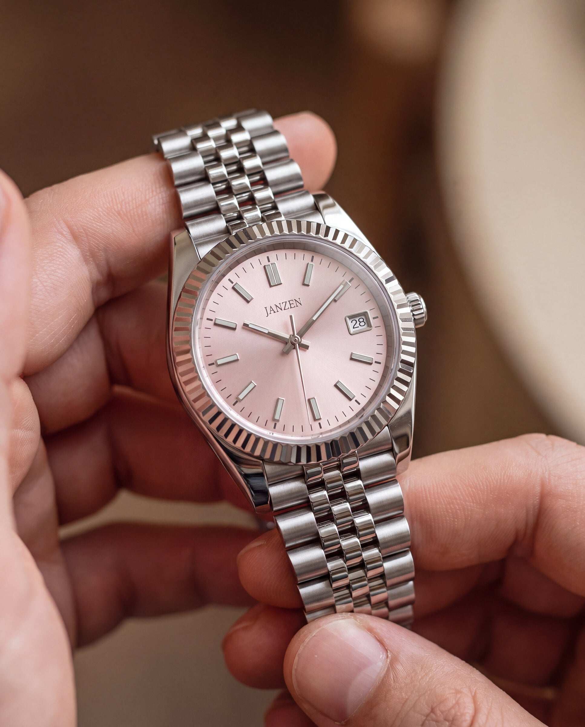 Datejust Jubilee - Sport - 40mm - Rosé — Detail warm (web)