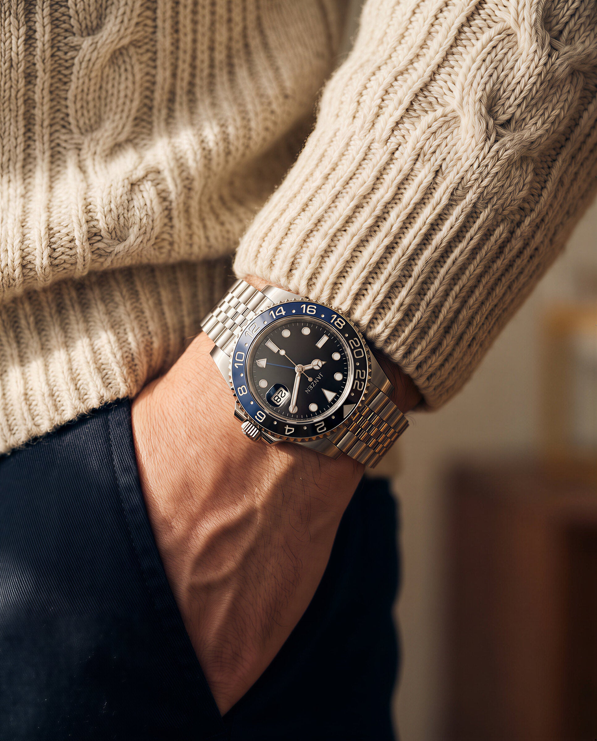GMT-BATMAN — Wristshot Strick (web)