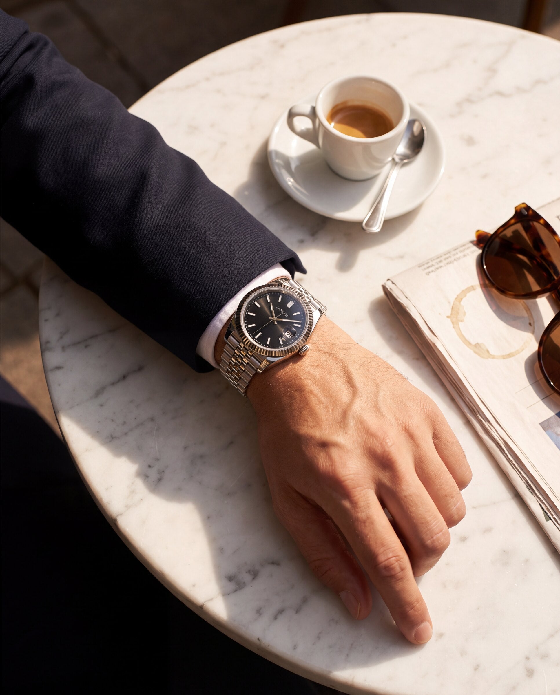 Datejust Jubilee - Sport - 40mm - Schwarz — Wristshot Espresso (web)