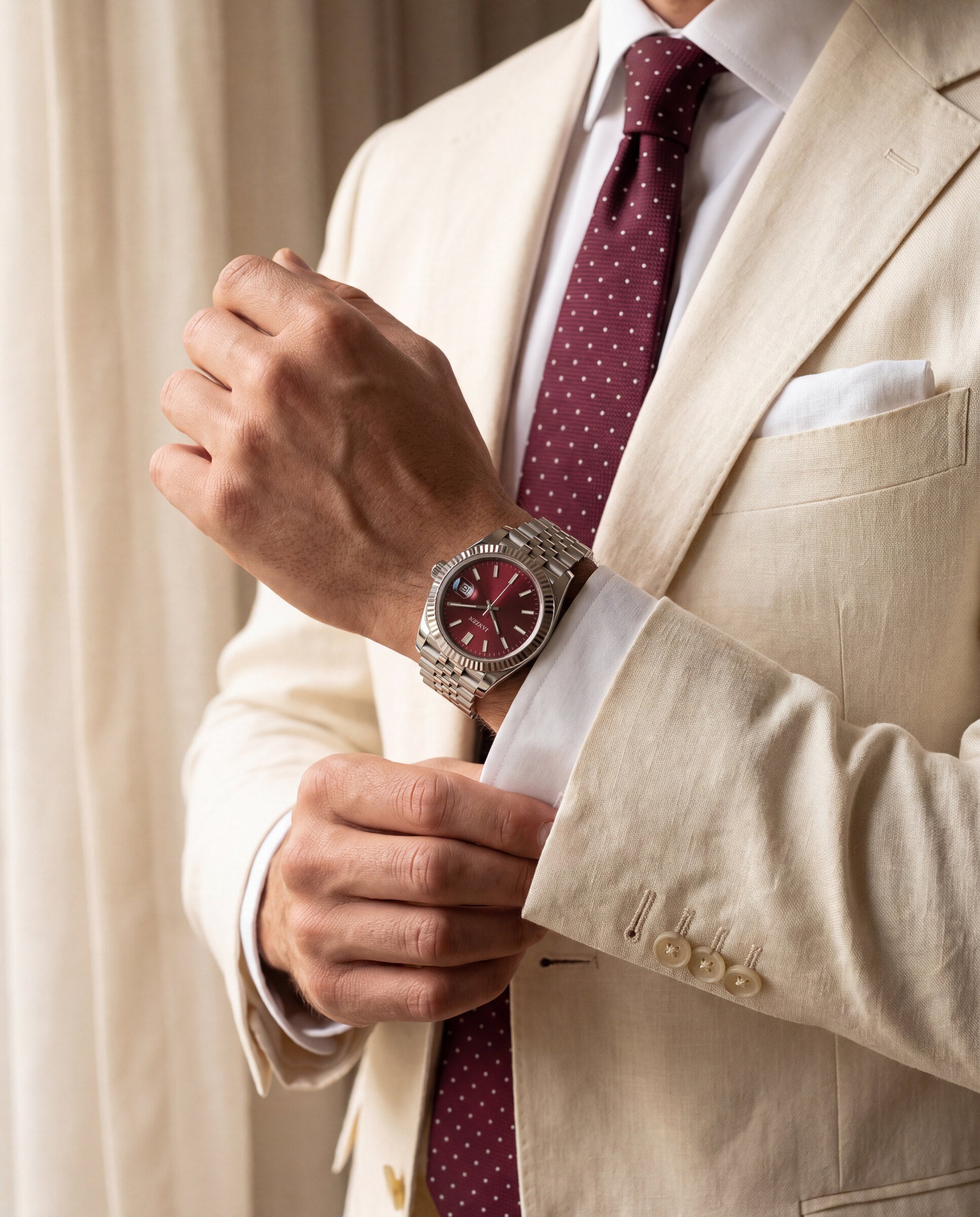 Datejust Jubilee - Sport - 40mm - Rubinrot — Wristshot Italienische Schneiderei (web)